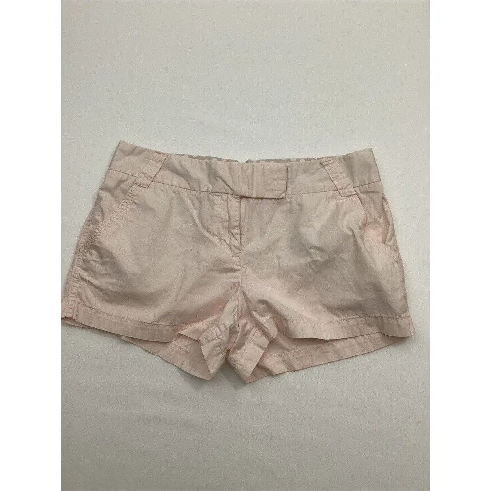 J Crew Chino‎ shorts Women 8 Light Pink SKU 52300